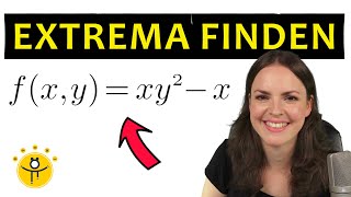 Mehrdimensionale Extremstellen Sattelpunkt – mehrdimensionale Analysis Extrema bestimmen [upl. by Yesnek]