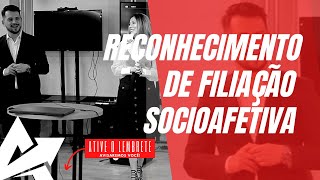 DIREITO DE FAMÍLIA Reconhecimento de filiação socioafetiva [upl. by Aisnetroh710]