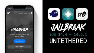 OFFICIAL Jailbreak Untethered iOS 144  1451 unc0ver  Fugu14  AltStore [upl. by Adlig]