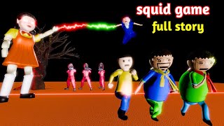 gulli bulli in squid game  full story  gulli bulli cartoon  squid game  make joke horror [upl. by Aehta]