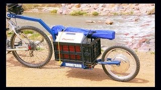 Electric Bicycle Push Trailer  Build Your Own [upl. by Azaleah]