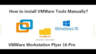 How to install VMWare tools manually on VMWare Workstation 16 Pro in 2021 on Windows 10 [upl. by Uliram]