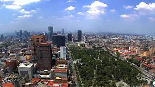 Sismo en la Ciudad de México 19 de septiembre 2017 visto desde la Torre Latinoamericana [upl. by Skell]