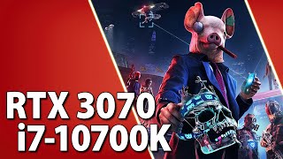 RTX 3070  Intel i710700K  Test in 12 Games  1080p 1440p 4K [upl. by Esiuqram]