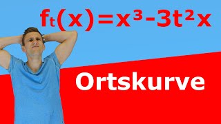 Ortskurve von HochpunktenTiefpunkten bestimmen  Funktionsschar  LehrerBros [upl. by Ahseen]