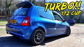 UNREAL 980KG 311BHP TURBO RENAULT CLIO 172 CUP [upl. by Lesna]