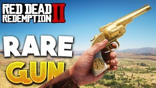 Red Dead Redemption 2 Rare Gold Revolver Otis Miller Treasure Map RDR2 Best Gun [upl. by Adorl]