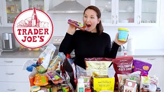 Buying amp Trying Everything Vegan YOU Suggested at Trader Joe’s [upl. by Luz]