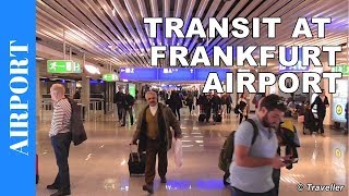 TRANSIT WALK AT FRANKFURT Airport FRA Terminal 1  Connection Flight Transfer Arriving amp Departing [upl. by Ailedamla]