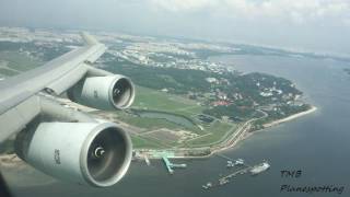 Cathay Pacific 747400  Takeoff  SINHKG  Business Class  Departure  BHUJ [upl. by Ipoillak]