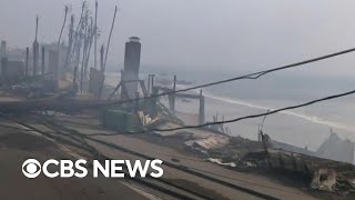 Power lines fell as Palisades Fire raged in California [upl. by Alletsyrc]