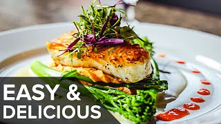 Pan Seared Chilean Sea Bass  Learn How to Cook This Easy amp Delicious Recipe [upl. by Darnoc]