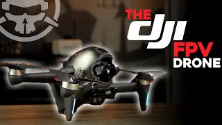 The DJI FPV Drone  The BEST Beginner Drone Review Unboxing amp Freestyle [upl. by Llerahc]