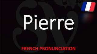 How to Pronounce Pierre French First Name Pronunciation Native Speaker [upl. by Bronnie]