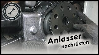 Anlasser nachrüsten  S51SR50 Tutorial [upl. by Ennovyahs352]