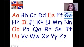 🇬🇧 Alphabet  Lesson 1  beginner English A1 [upl. by Macknair524]